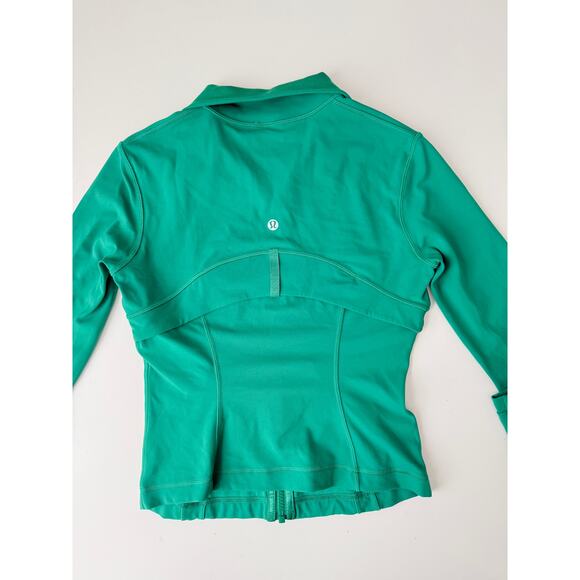 Lululemon raceway green cropped define jacket - size 4 - Picture 3 of 5